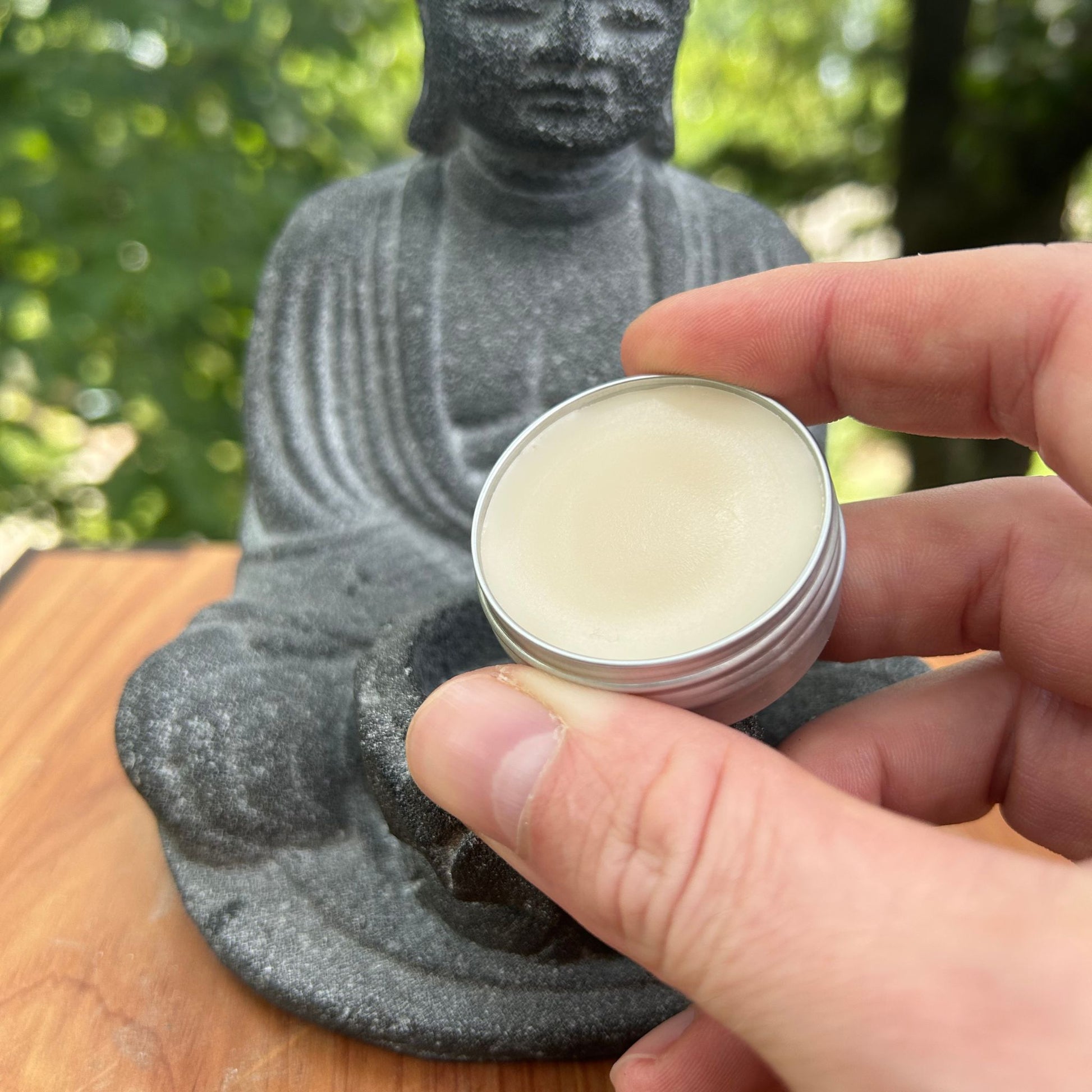Half oz container (good for shipping in summer) of our earth balm muscle salve